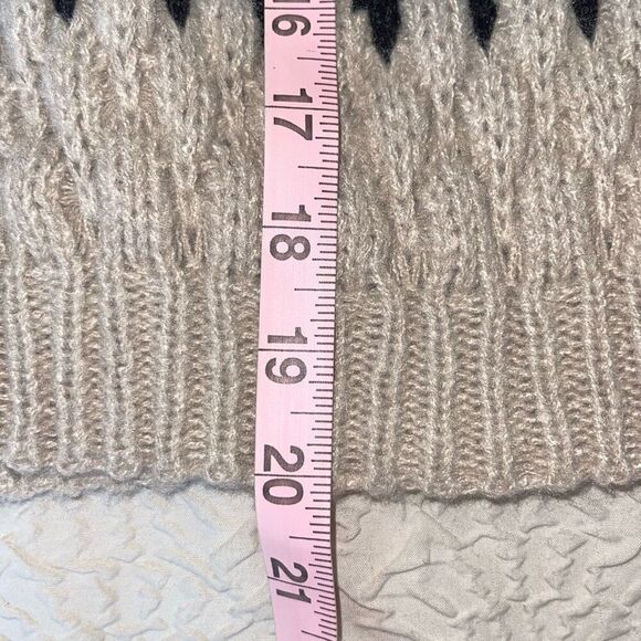 Strut & Bolt Womens Honeycomb Striped Pullover Sweater Gray Blue Size Small - Picture 8 of 8